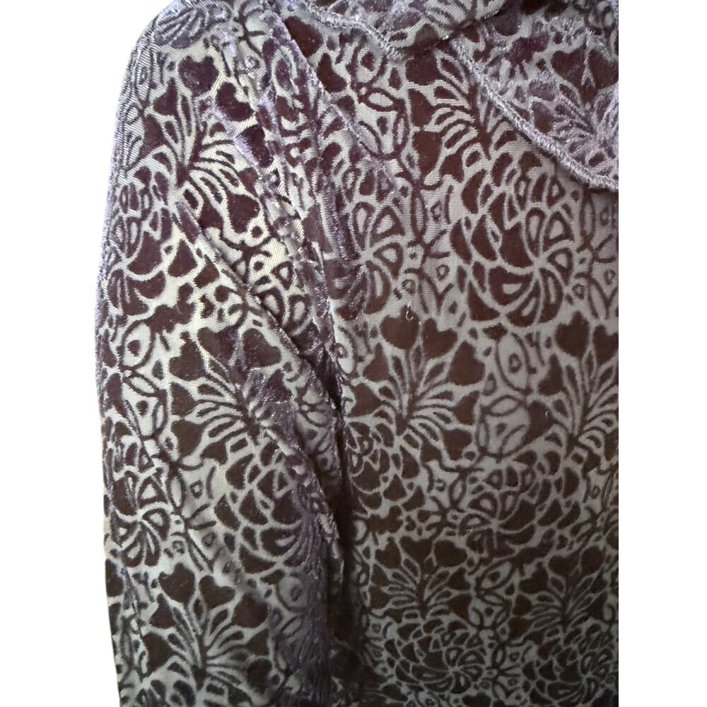 Anthropologie Blue Velvet Ruched Maxi Dress Size Med Ruffle Bodycon Formal - Picture 15 of 15